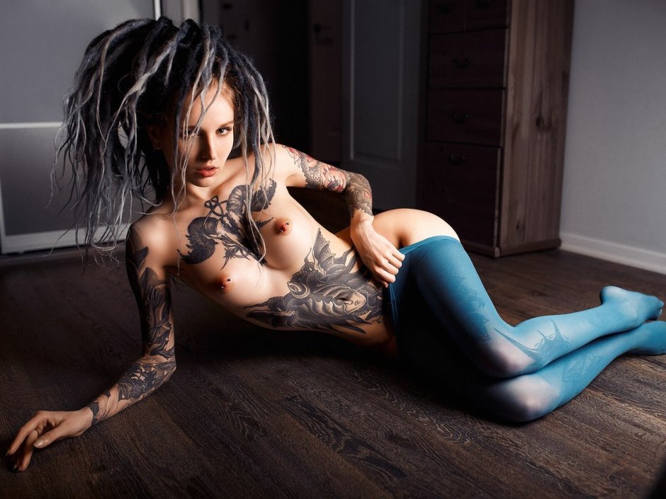 Naked women with tattoos