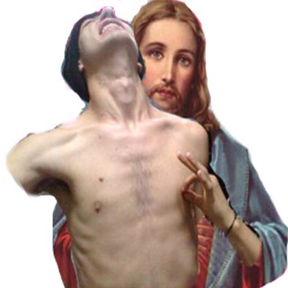 Jesus Christ is naked