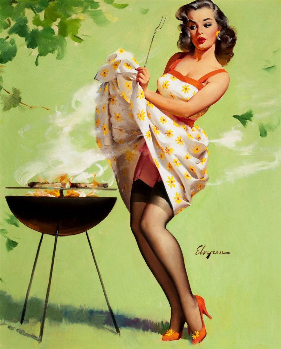Elvgren Jil paintings