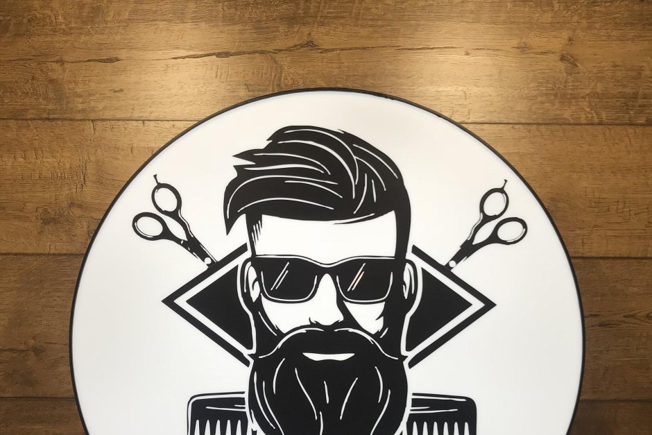 Barbershop advertising poster