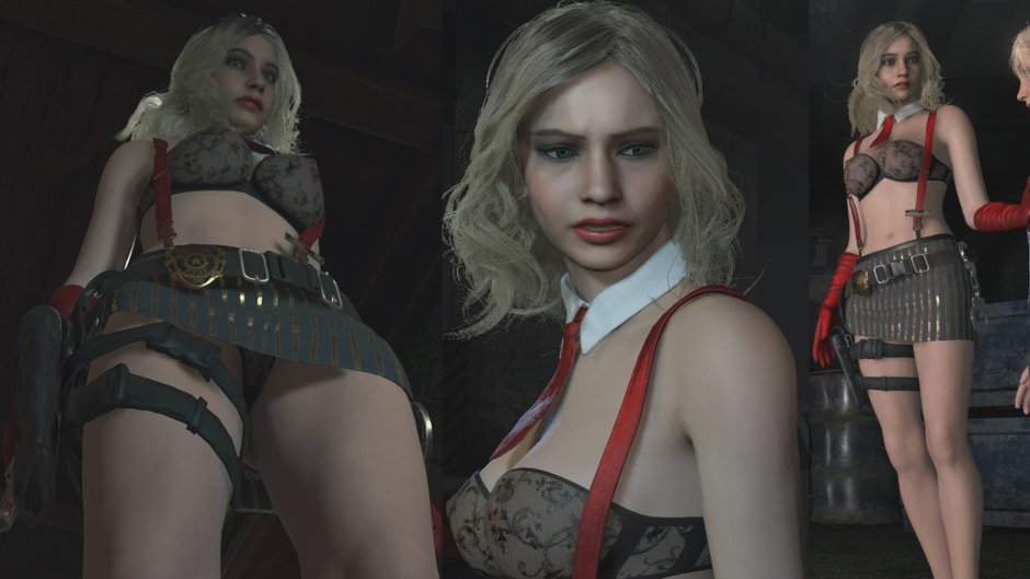Resident 2 remake Claire Mod Nud