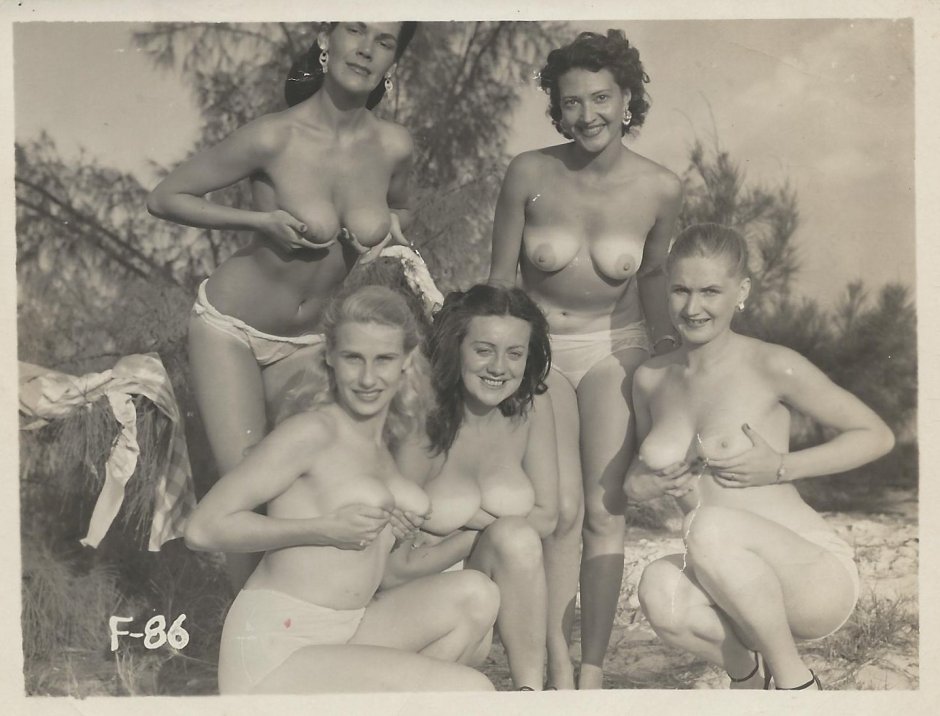 Naked girls at the holiday