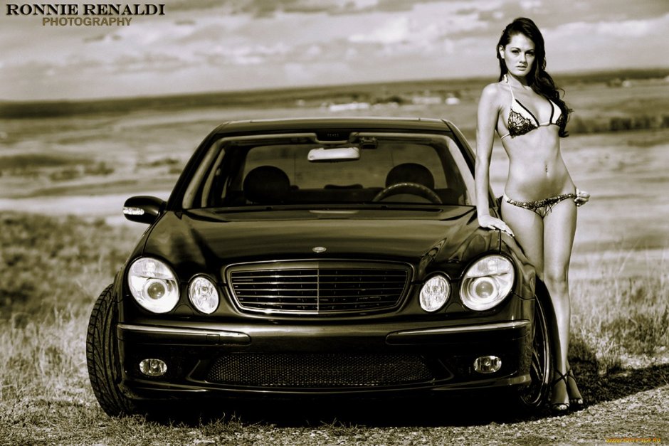 Mercedes and girl