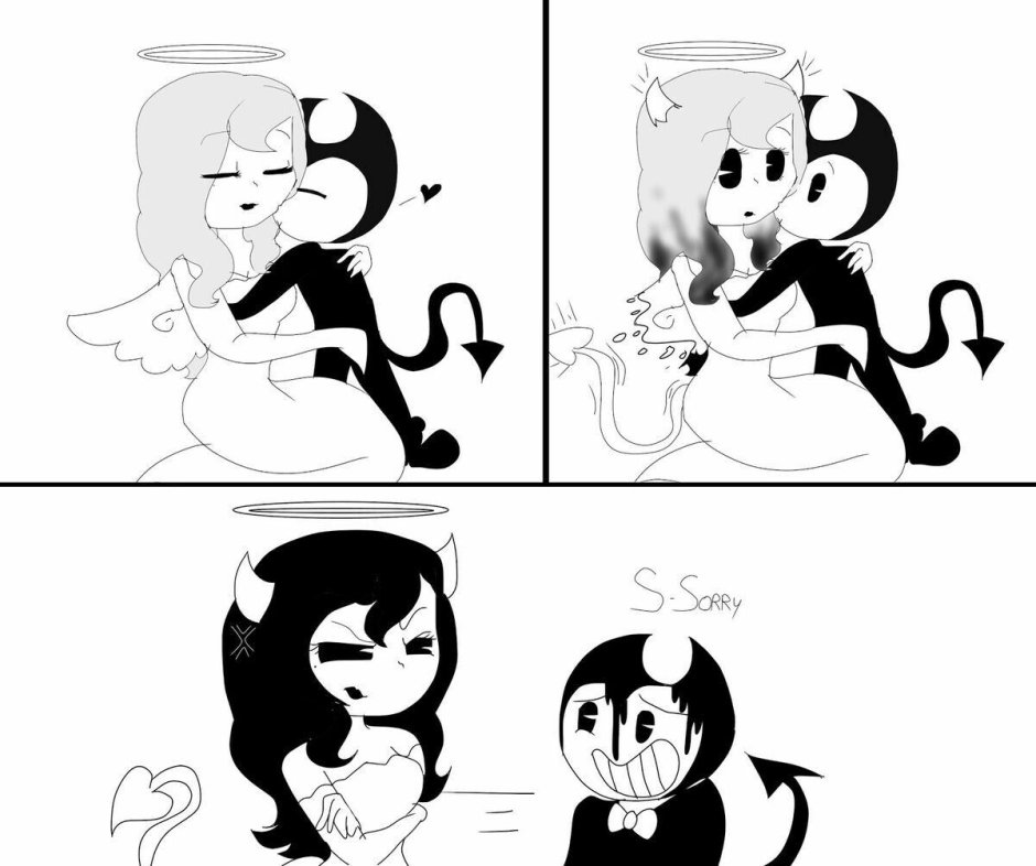 Angel Alice from Bendy Rule 34