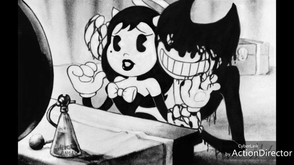 Bendy Demon and Henry