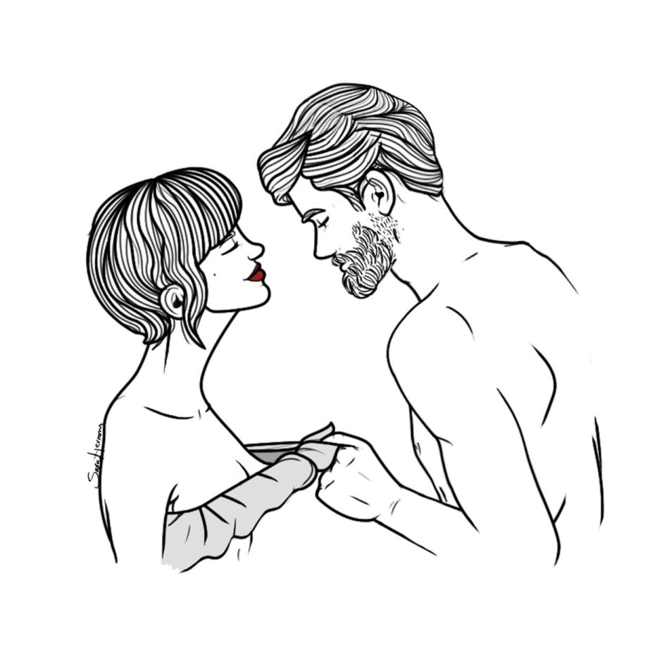The silhouette of the female body