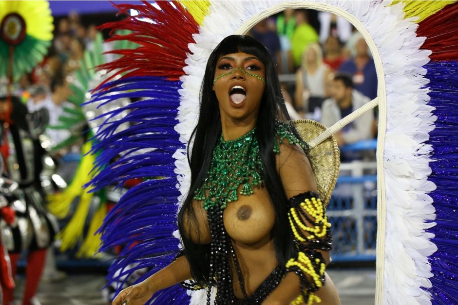 Orgy on the Brazilian carnival Anal