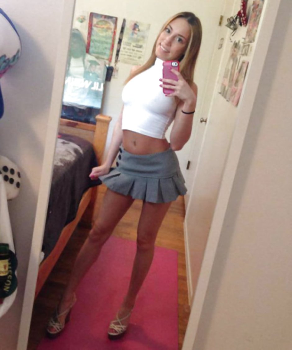 Selfie in a skirt