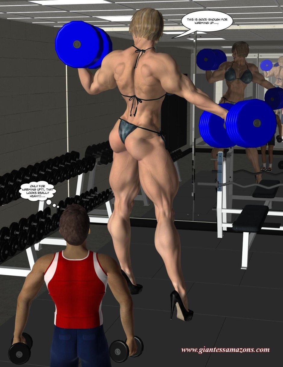 Femdom muscular women