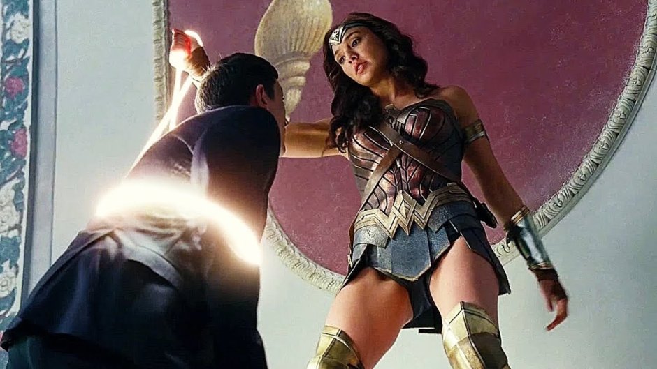 Gal Gadot in underwear in the film