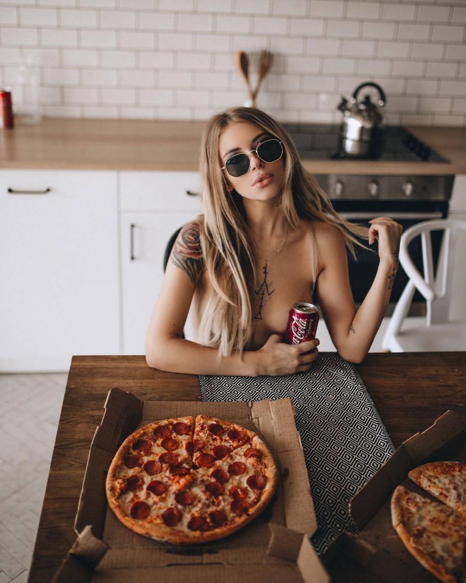 Photoshoot in the kitchen
