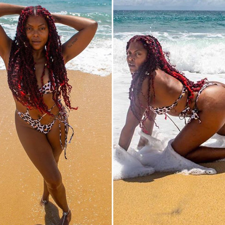 Taraji Henson in a swimsuit