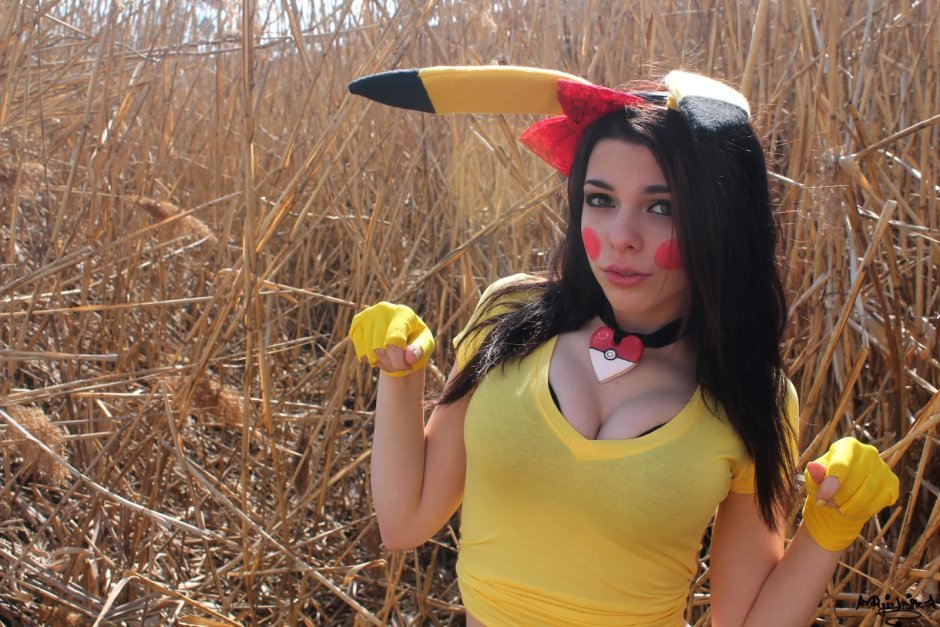 Girl in a suit Pikachu