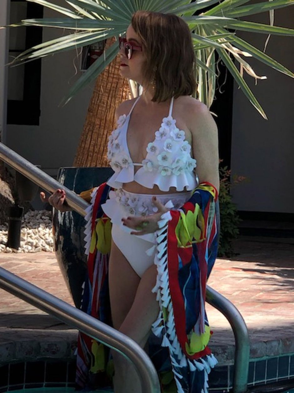 Terin Manning in a swimsuit