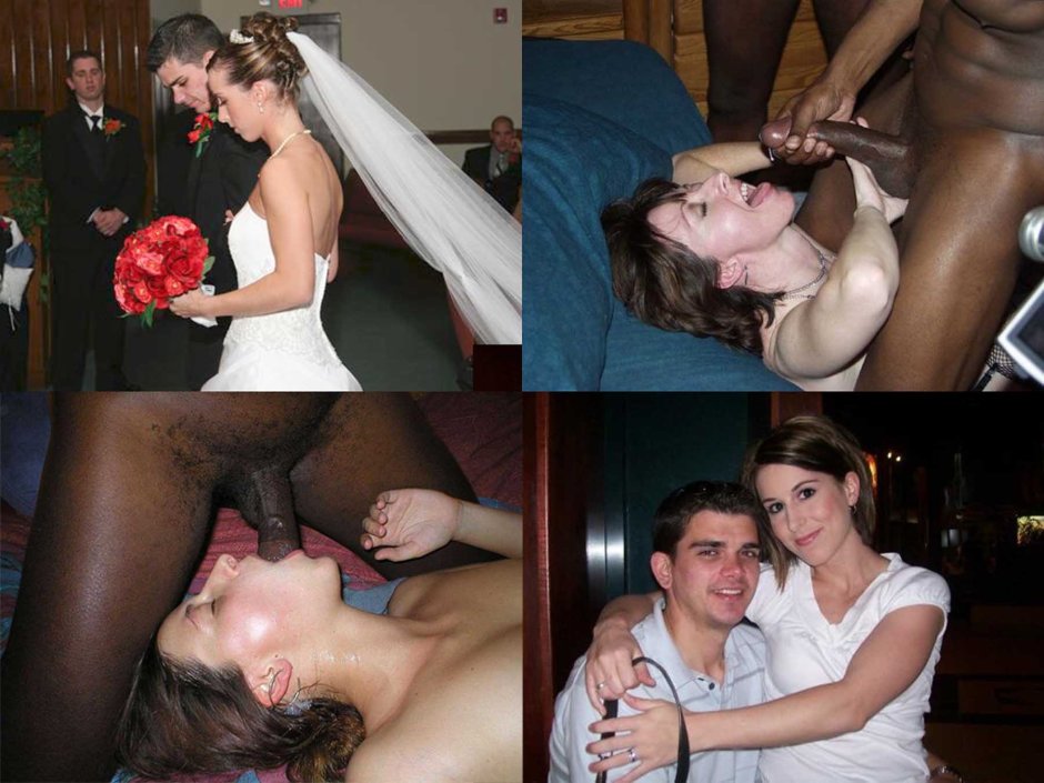 Gangbang with a bride at a wedding