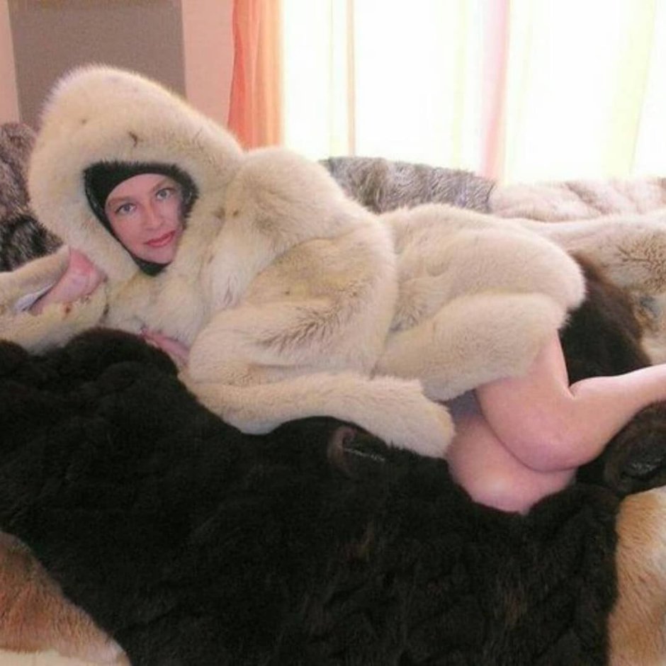 Aletta Ocean in fur fur fur fur coats