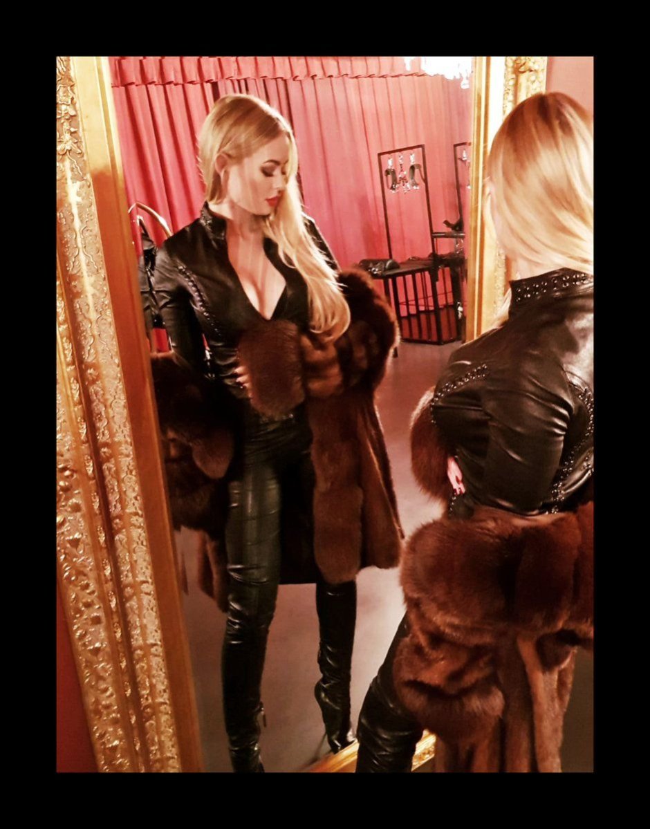 Sasha Savelyeva Fur Coat