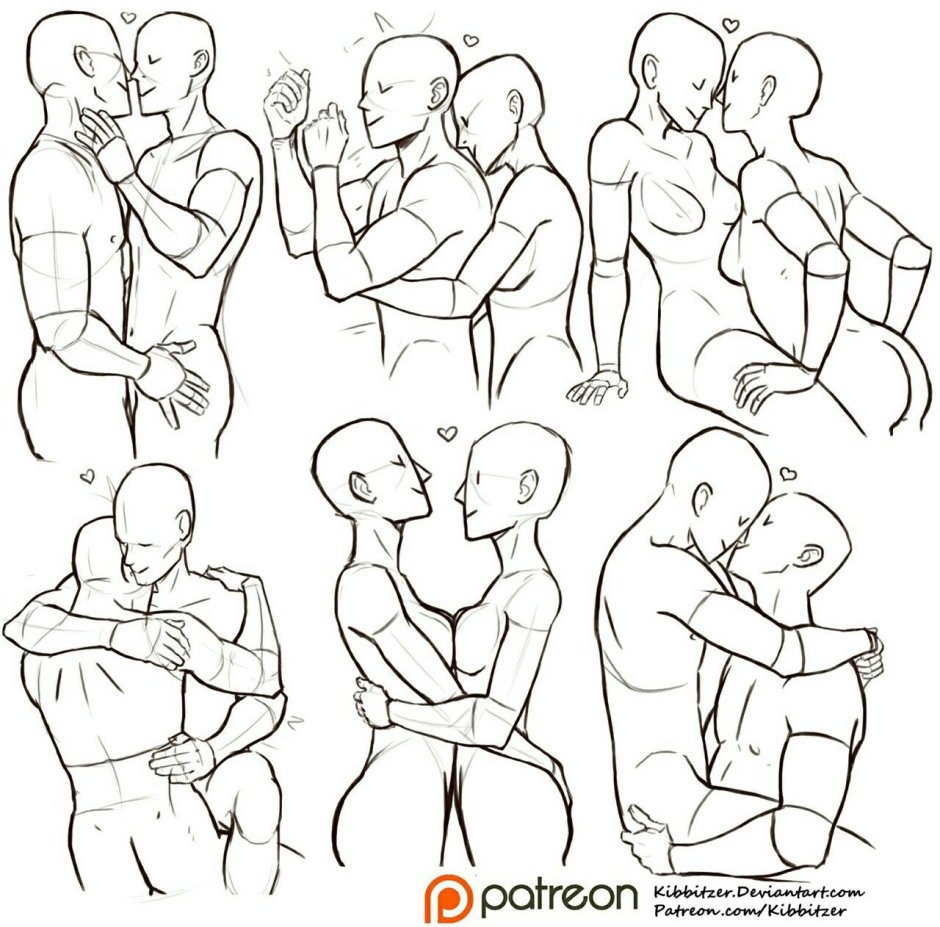 Kibbitzer pose couples