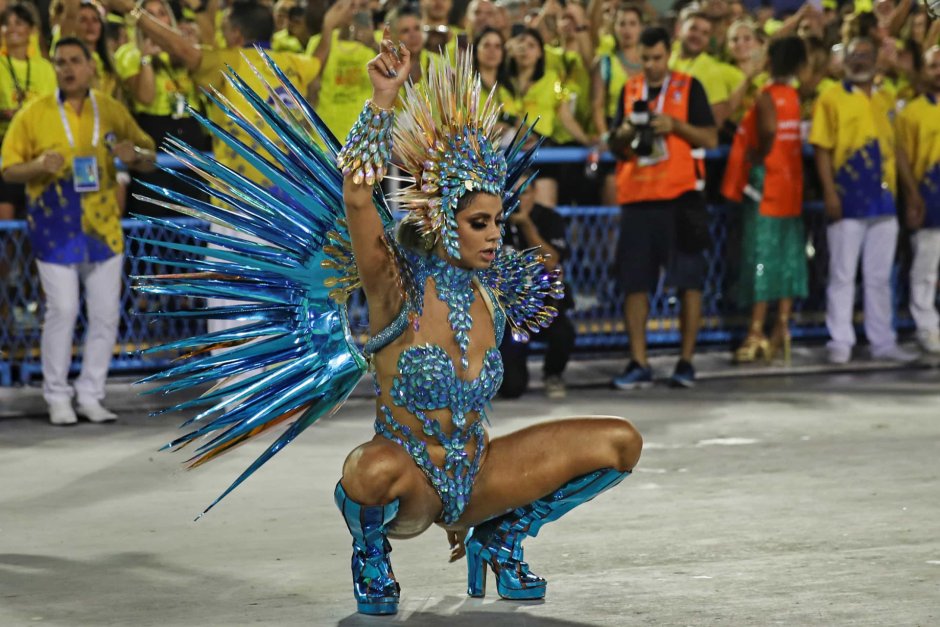 Naked outfits on the Brazilian carnival