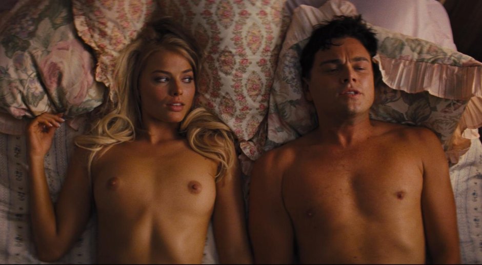Margot Robbie Tits Wolf with Wall Street