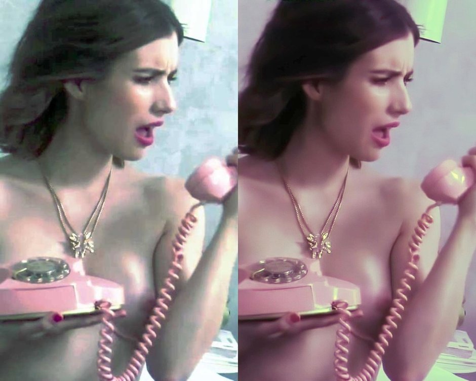 Actress Emma Roberts Nude