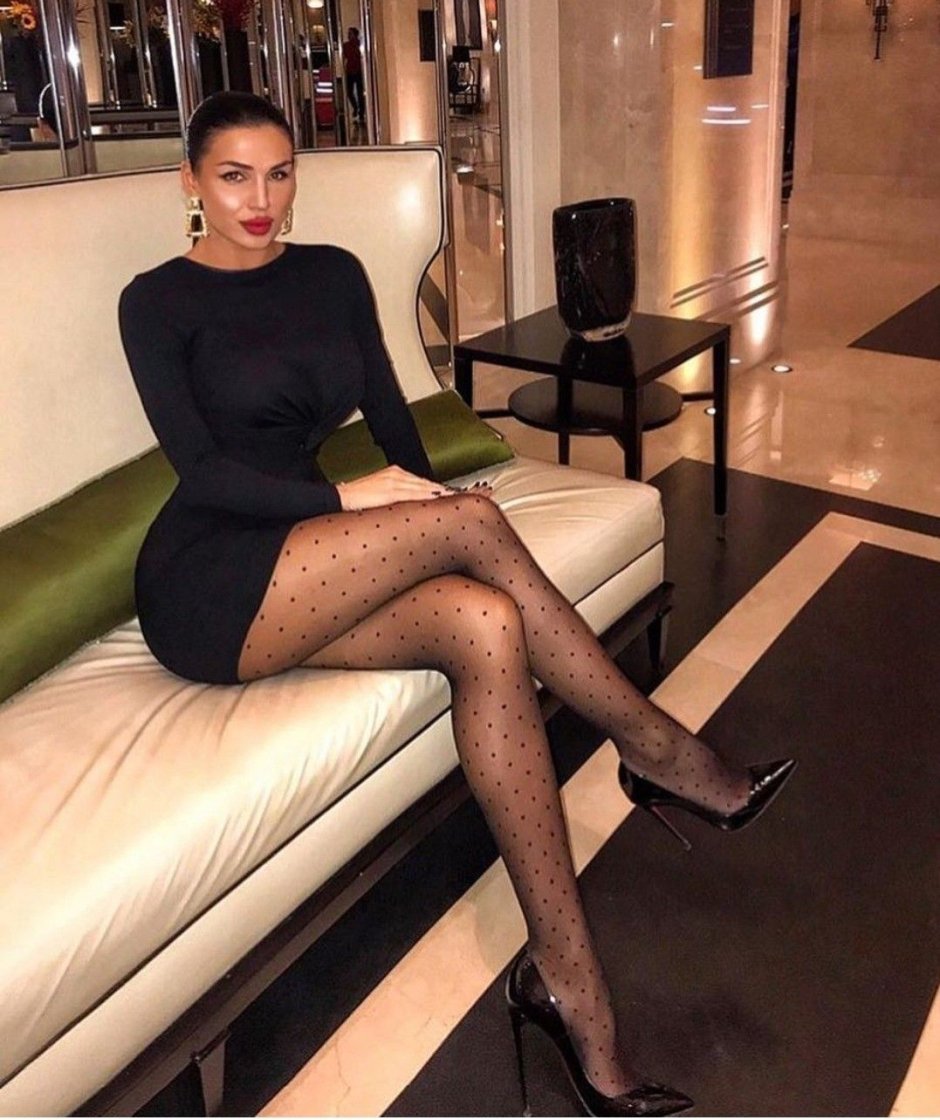 Girls in short skirts and stockings