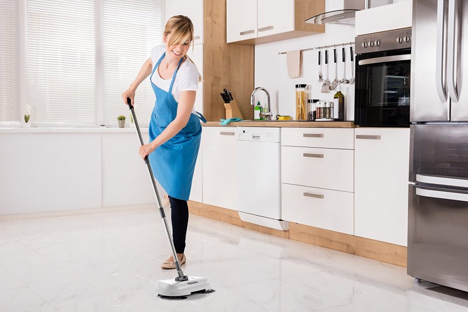 General cleaning in the kitchen