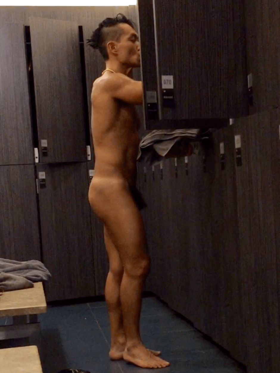 Naked women in the locker room
