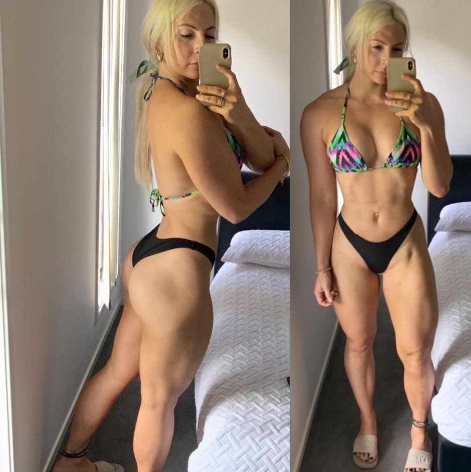 Kirai Gallagher in a swimsuit
