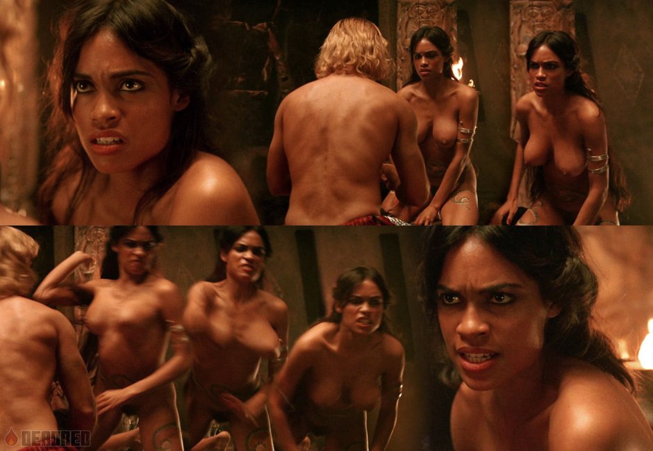Rosario Dawson in the film Alexander Nude
