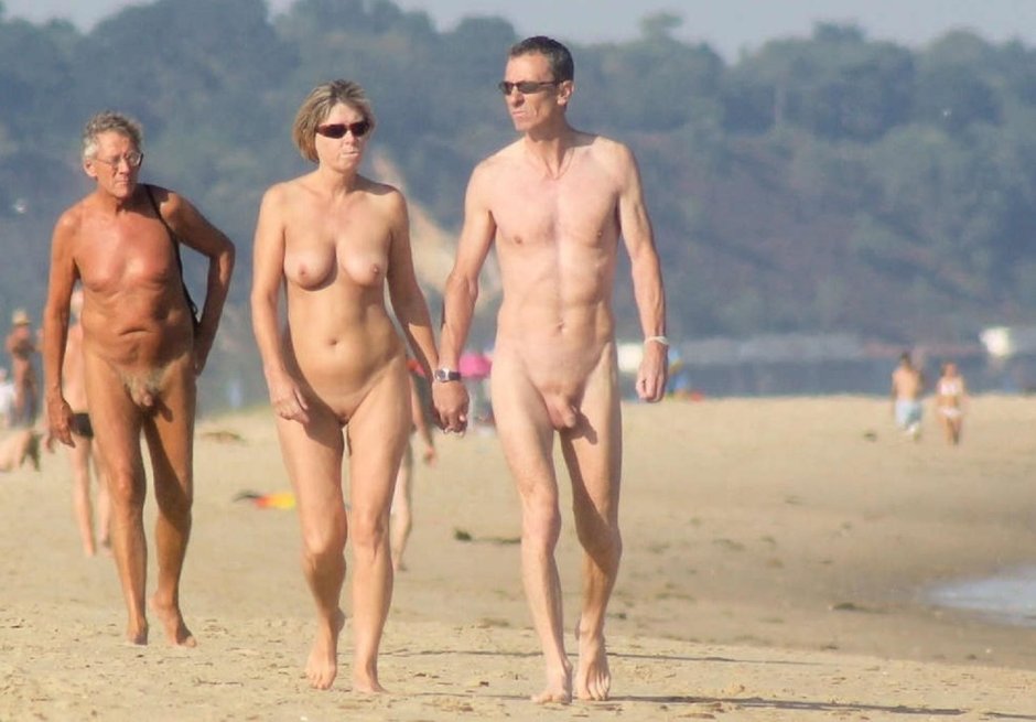Naked nudist families