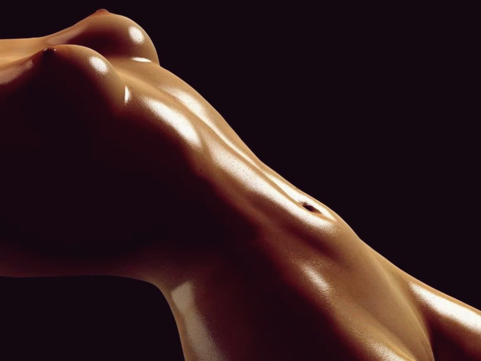 Beautiful female body nude