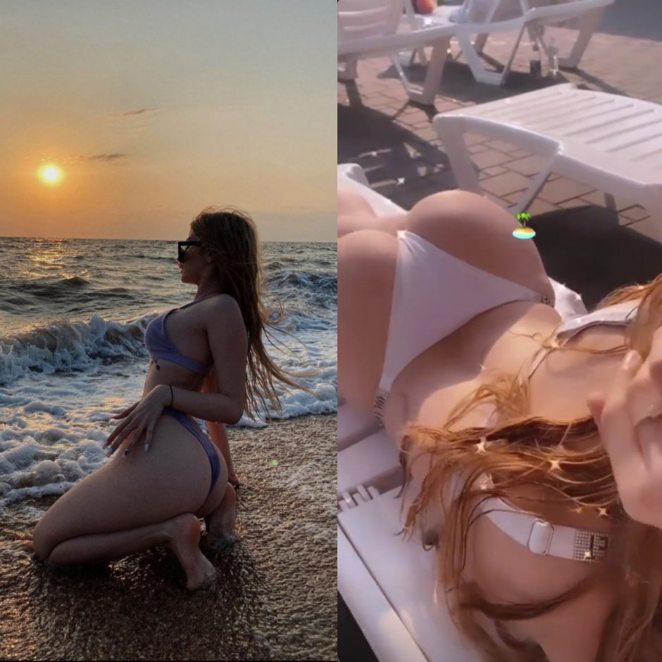 Christina Sweet in a swimsuit