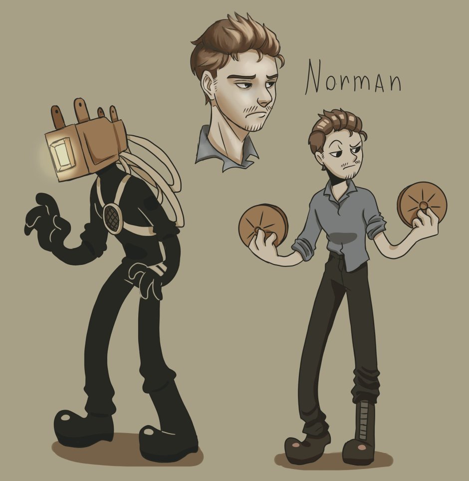 Bendy and ink car Joey and Henry Arta