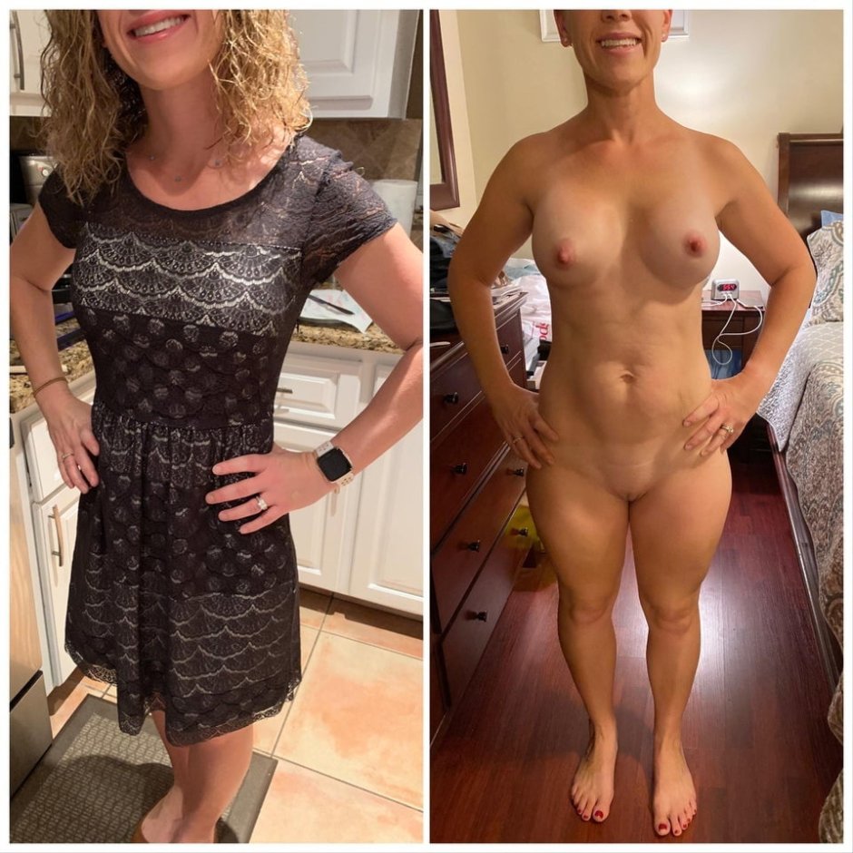 Separate naked old women