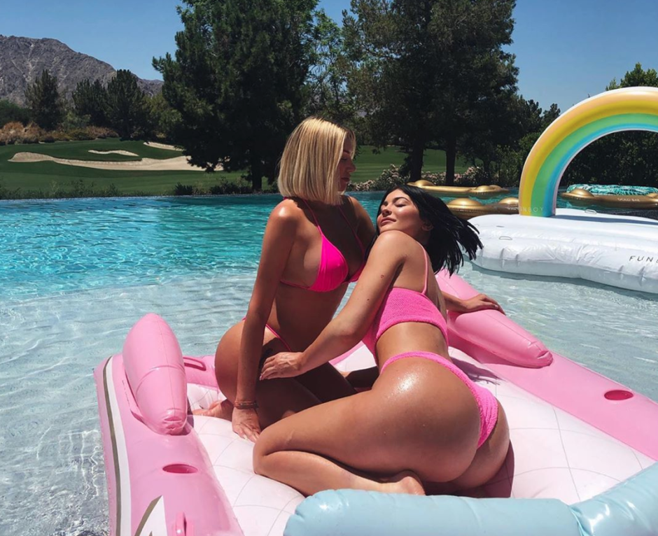 Golden panties Kylie Minog