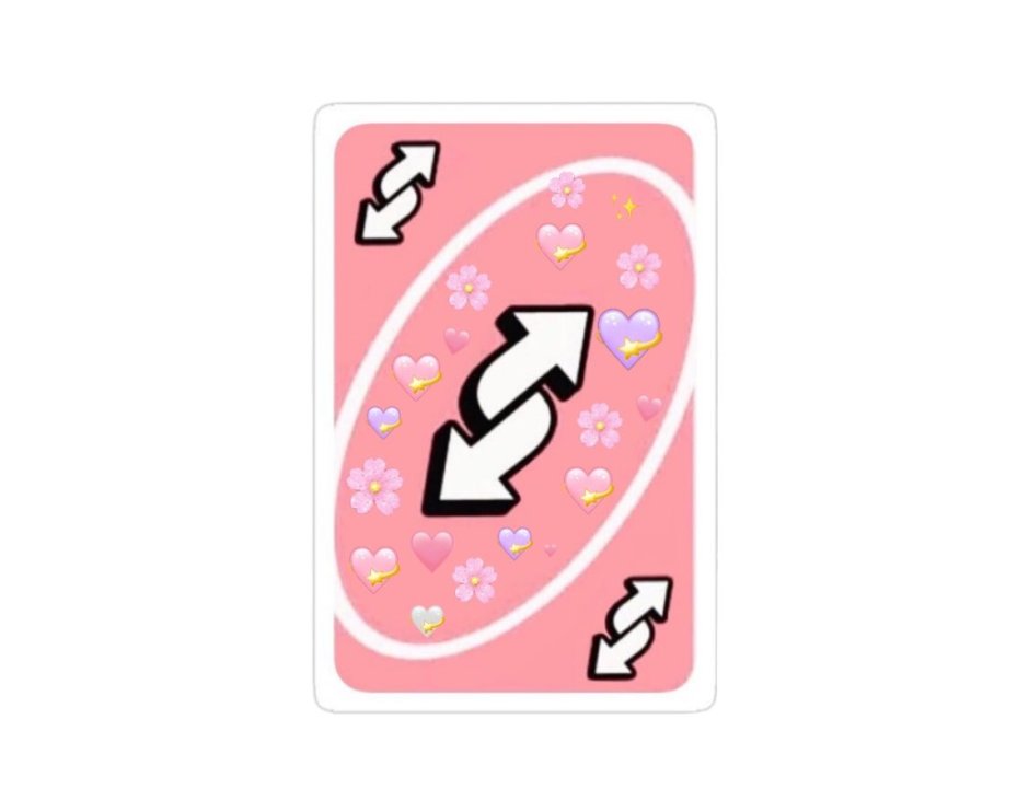 Uno pink card