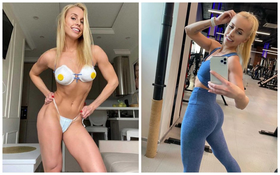 Beautiful blondes in ecstasy