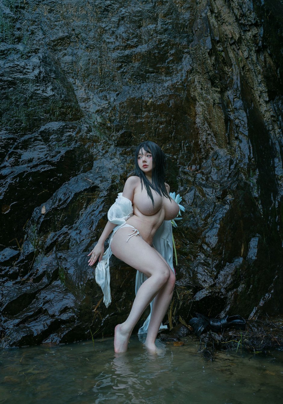 Ninja auzhai cosplay naked chest