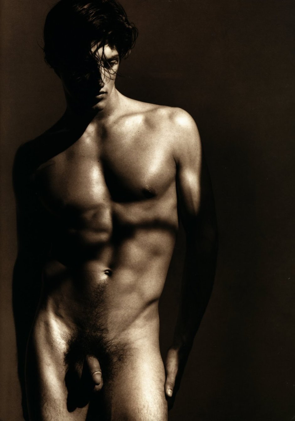 Completely naked Bruce White
