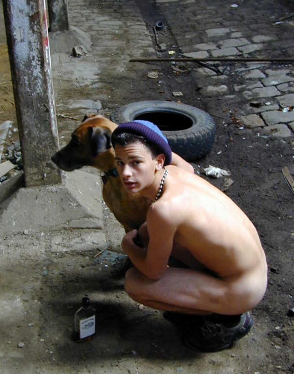 Naked stray women