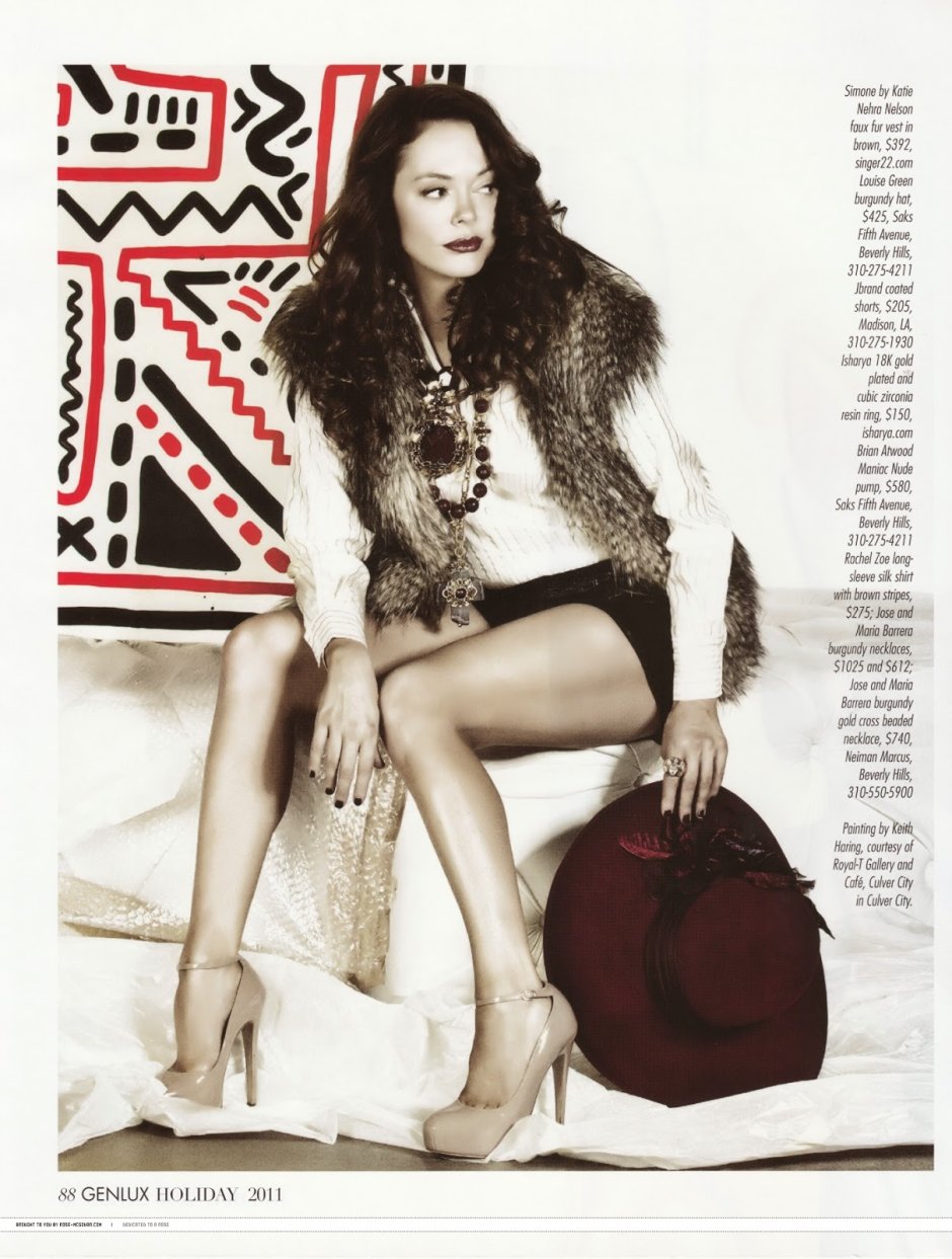 Rose McGowen legs
