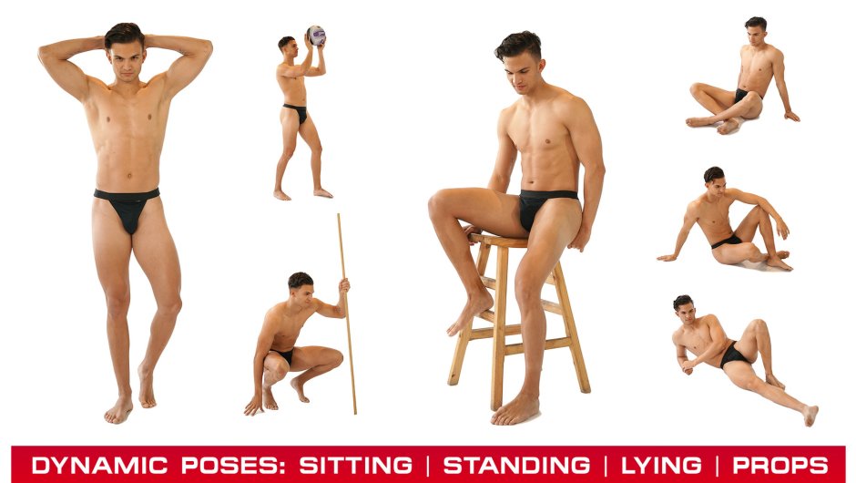 Interesting poses of people