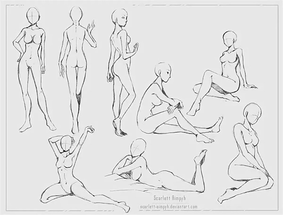 Movements and poses of the whole body