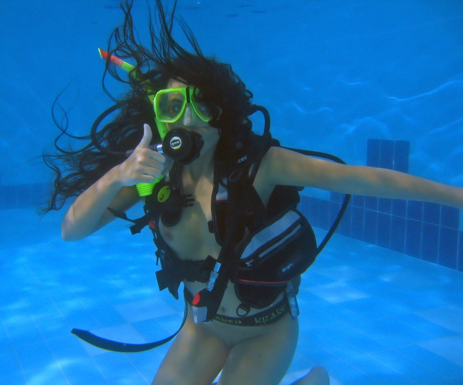 Girl in the water