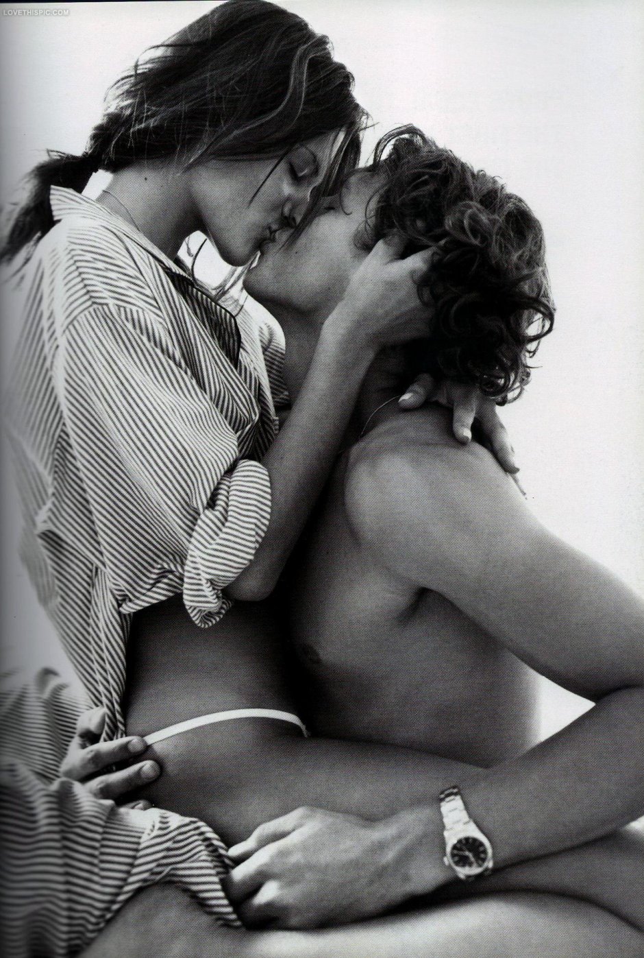 Passionate kisses