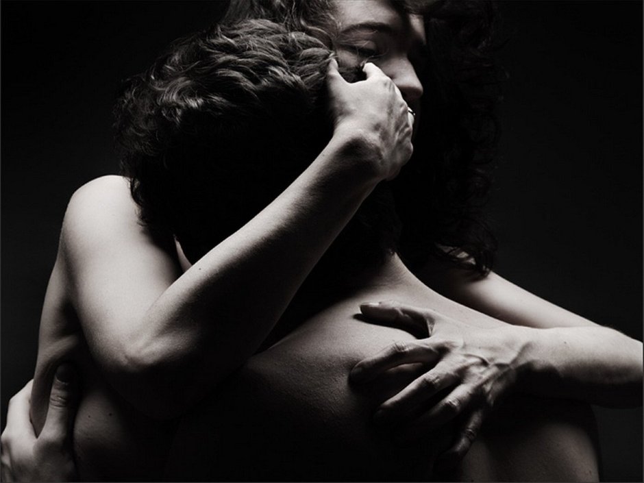 Man and woman passion