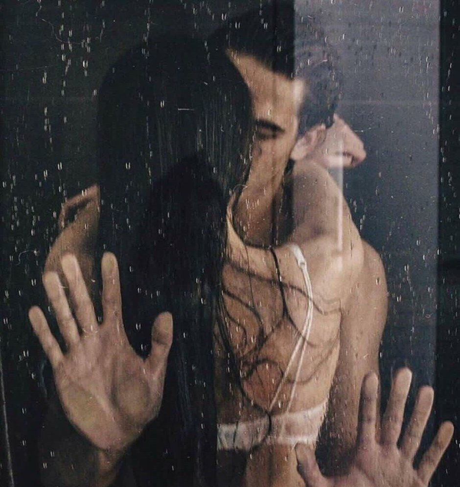 Guy and girl in the shower