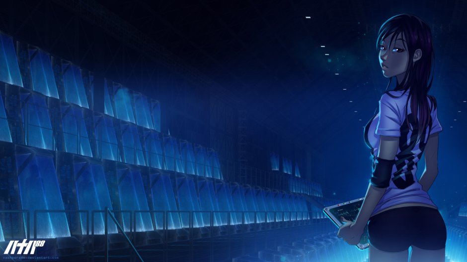 Anime is blue