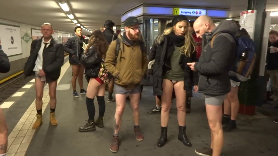 In the subway without pants 2020 Moscow